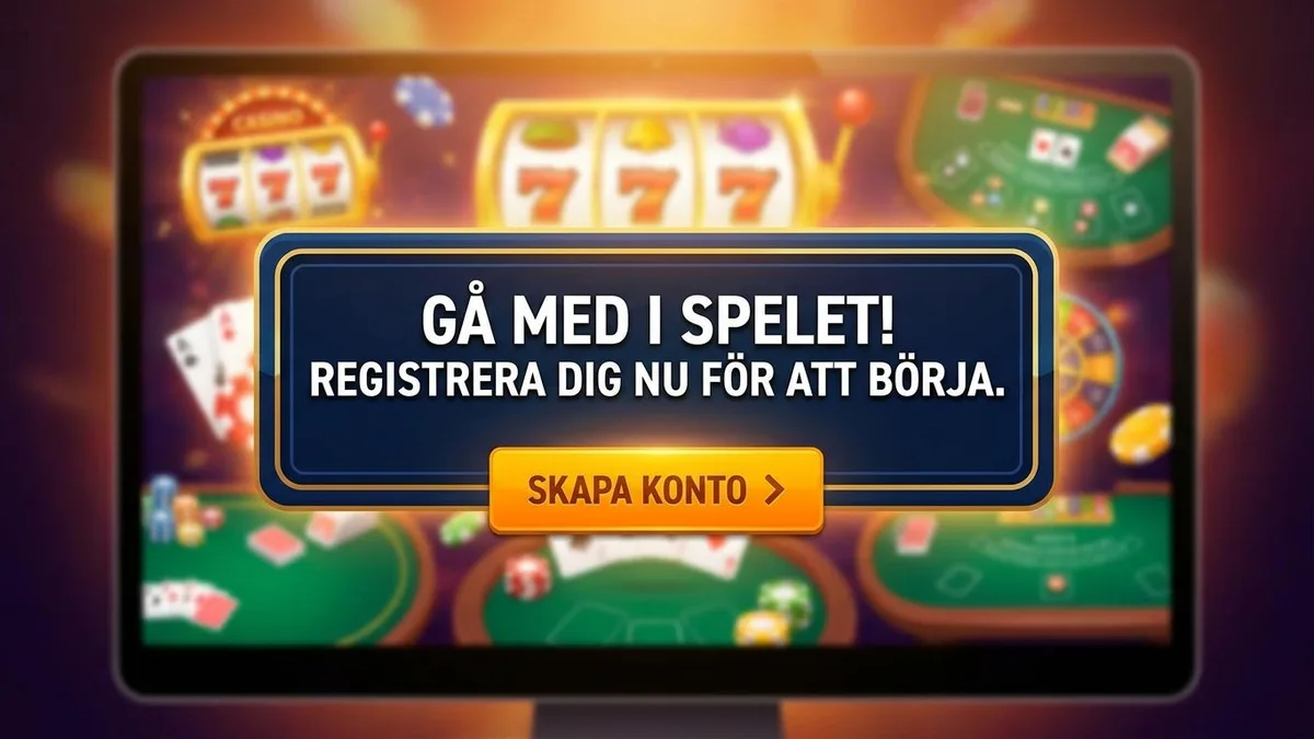 Registrera dig med bonus